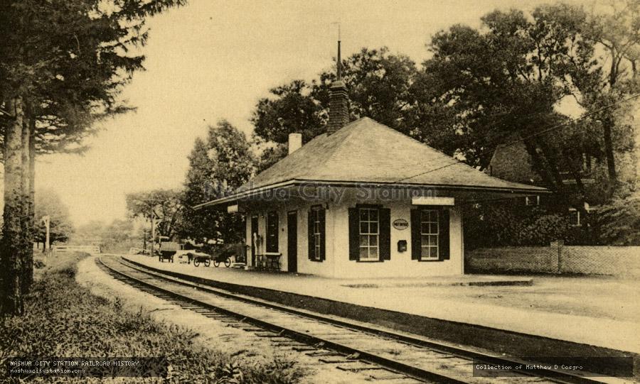 Postcard: Boston & Maine Railroad Station, Beach Bluff, Massachusetts
